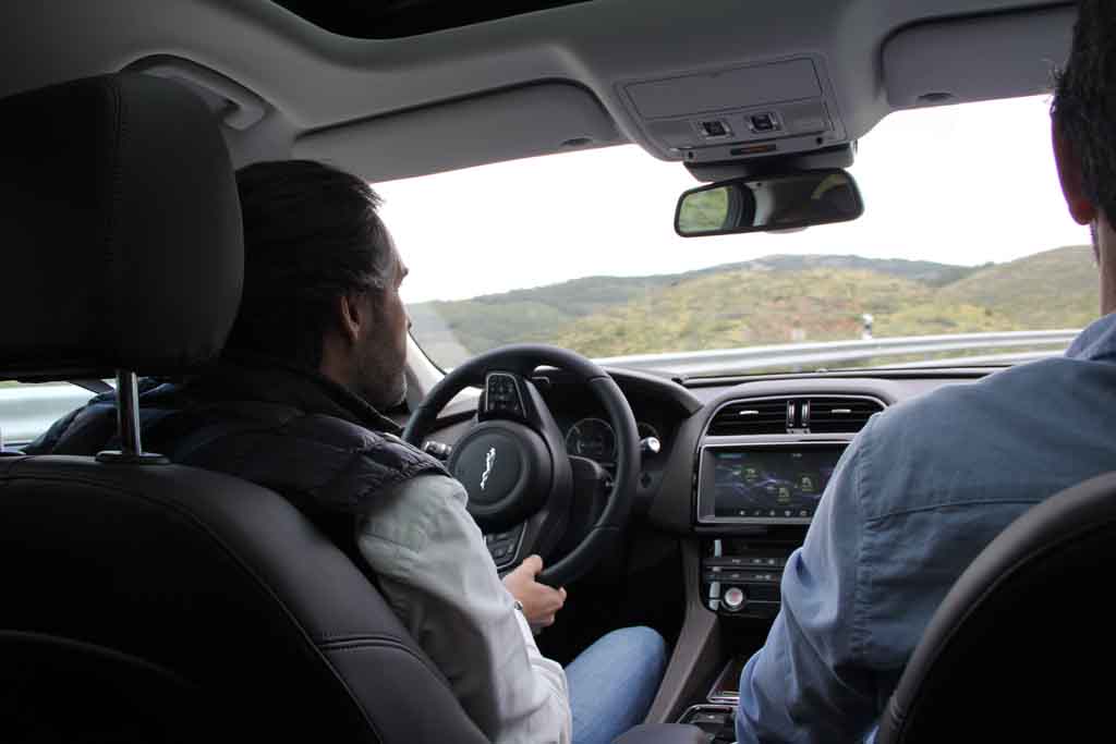 Prueba del Jaguar F-Pace interior