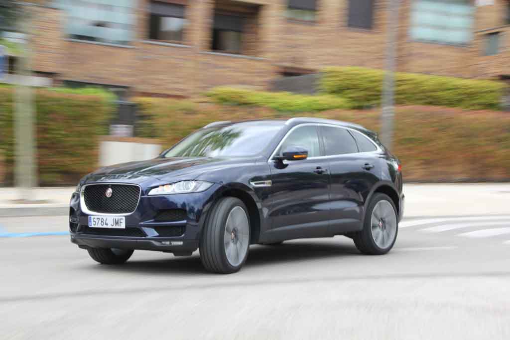 Prueba del Jaguar F-Pace urbano