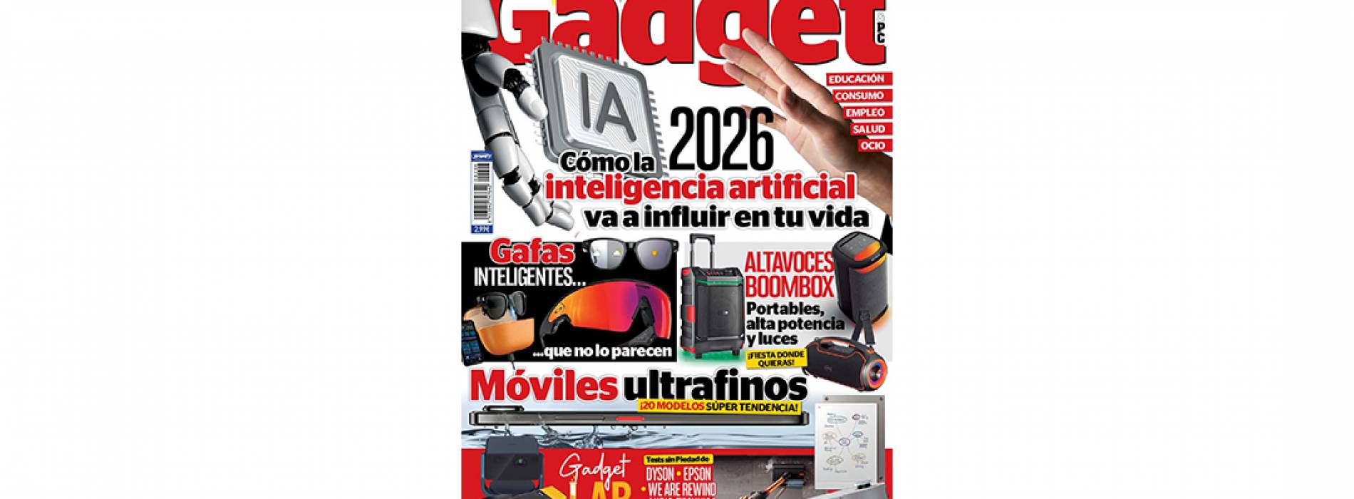 Revista Gadget nº 206 (febrero 2026), ¡ya en tu kiosco!
