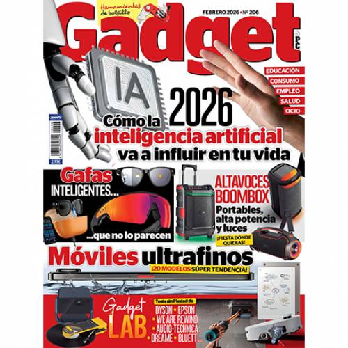 Revista Gadget nº 206 (febrero 2026), ¡ya en tu kiosco!