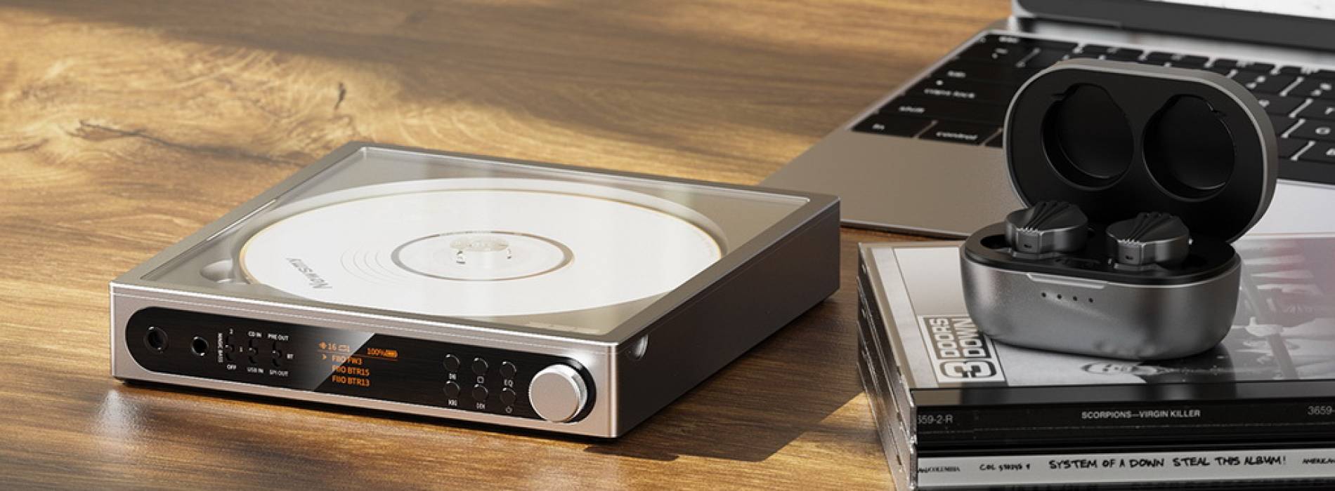 FiiO DM15 R2R: reproductor de CD portátil Hi-Res