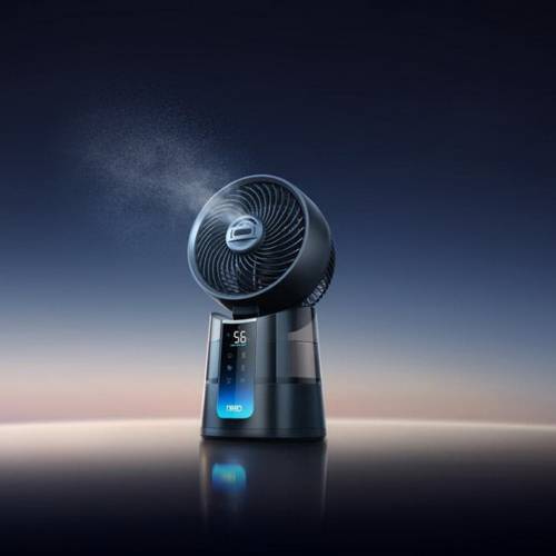 DREO TurboCool Misting Fan 516S: este ventilador de escritorio nebuliza a 11 micrómetros y baja la temperatura percibida hasta 2,8 °C, todo, sin mojar nada – Review del Gadget Lab