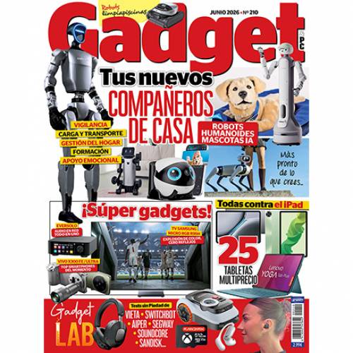 Revista Gadget nº 210 (junio 2026), ¡ya en tu kiosco!