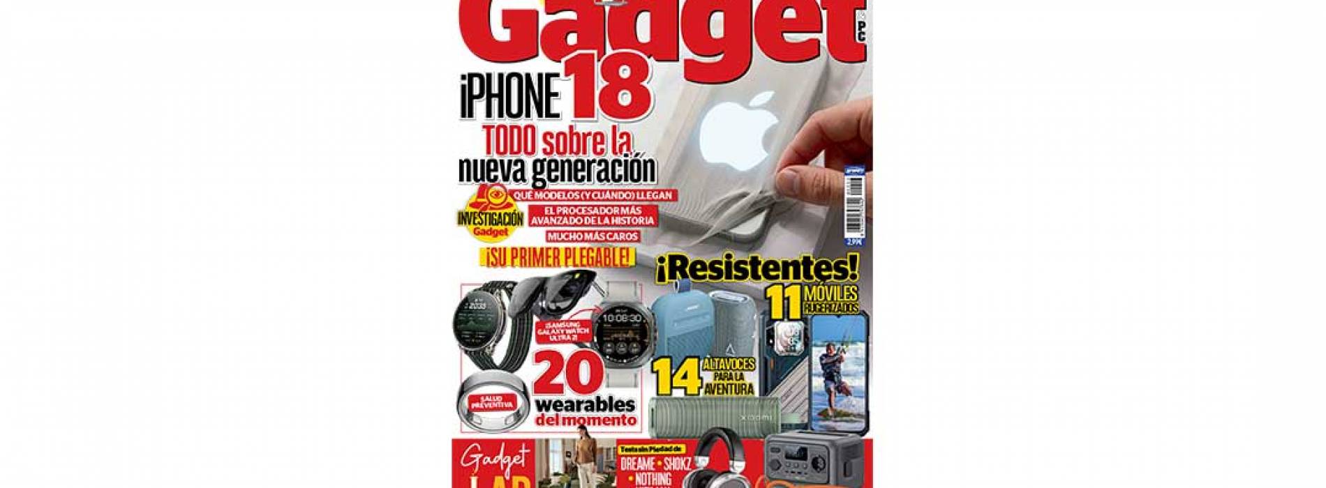 Revista Gadget nº 213 (septiembre 2026), ¡ya en tu kiosco!